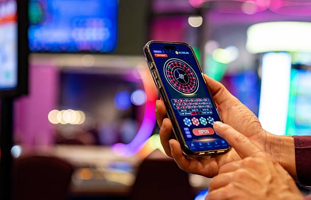 Live blackjack table on mobile screen